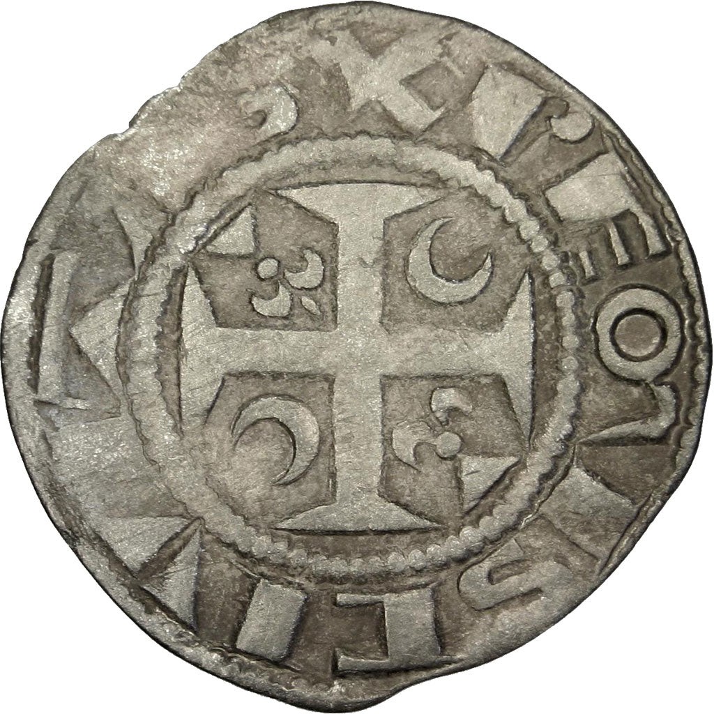 Coin, France, Denarius, Reims, EF(40-45), Silver