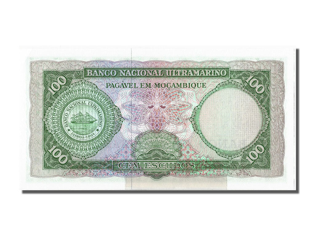 Banknote, Mozambique, 100 Escudos, 1961-03-27, UNC(65-70)