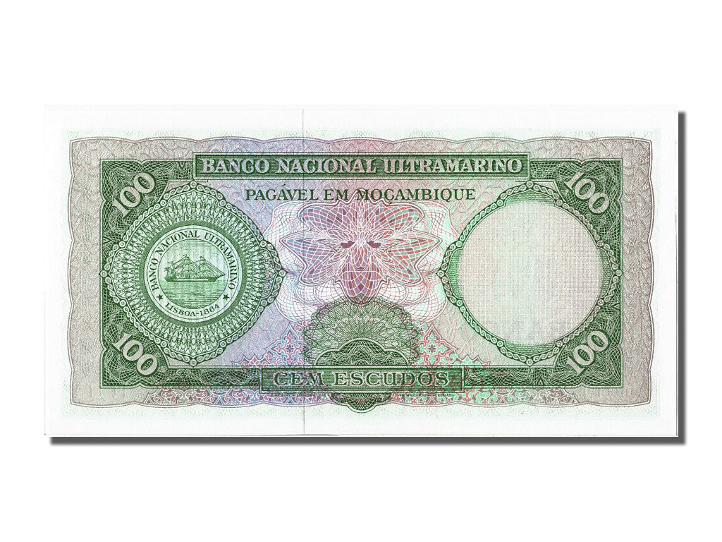 Banknote, Mozambique, 100 Escudos, 1961-03-27, UNC(65-70)