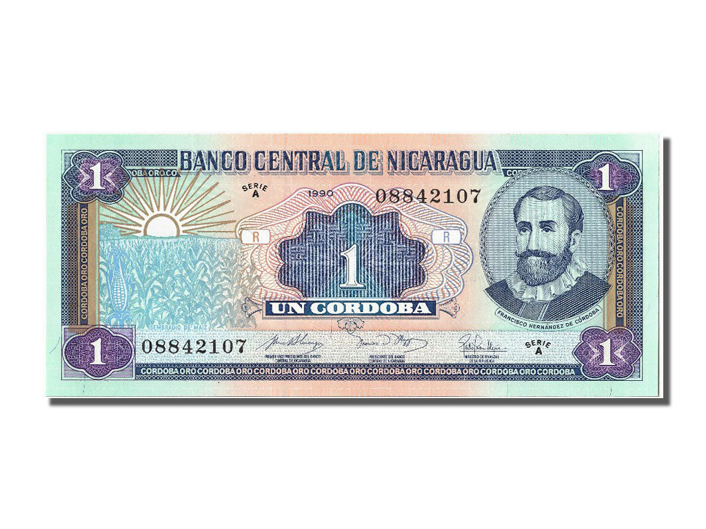 Nicaragua, 1 Cordoba, 1990, FDS