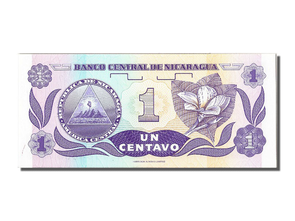 Banconote, Nicaragua, 1 Centavo, FDS