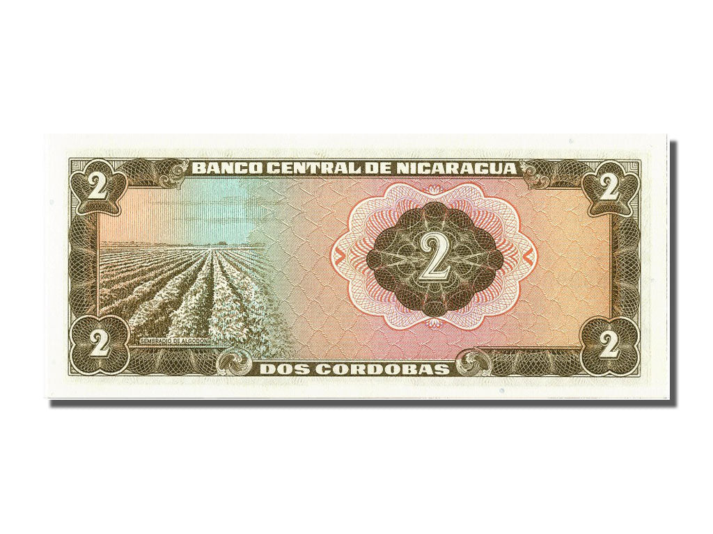 Banknote, Nicaragua, 2 Cordobas, 1972, 1972-04-27, UNC(65-70)