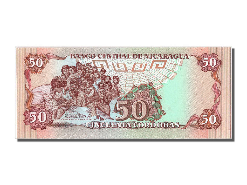 Banknote, Nicaragua, 50 Cordobas, 1985, UNC(65-70)