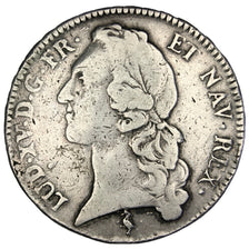 FRANCE, Écu au bandeau, ECU, 1759, Paris, KM #512.1, VF(20-25), Silver, Gadoury