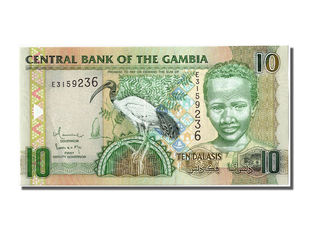 Banknote, Gambia, 10 Dalasis, 2006, UNC(65-70)