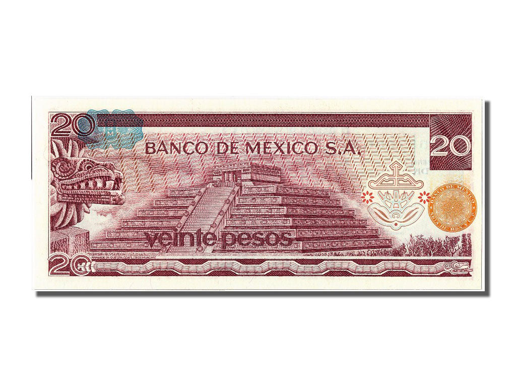 Banknote, Mexico, 20 Pesos, 1977, 1977-07-08, UNC(65-70)