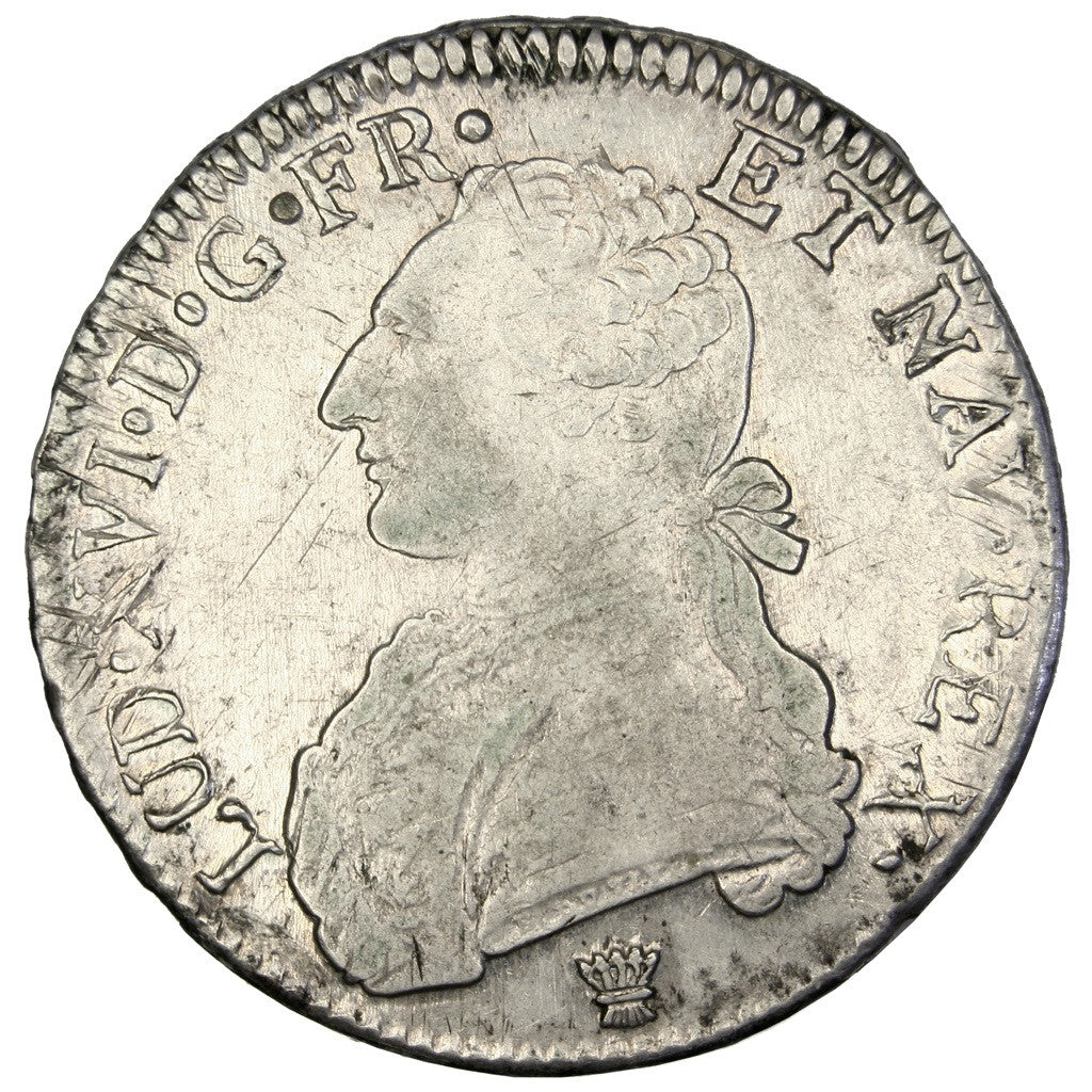 FRANCE, Écu aux branches d'olivier, ECU, 1785, Limoges, KM #564.7, EF(40-45), ..