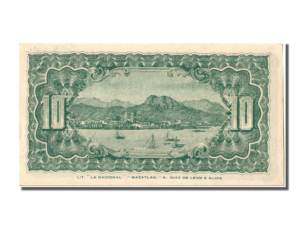 Mexico - Revolutionary, 10 Centavos, 1914, KM #S1058, 1914-03-16, UNC(65-70),...