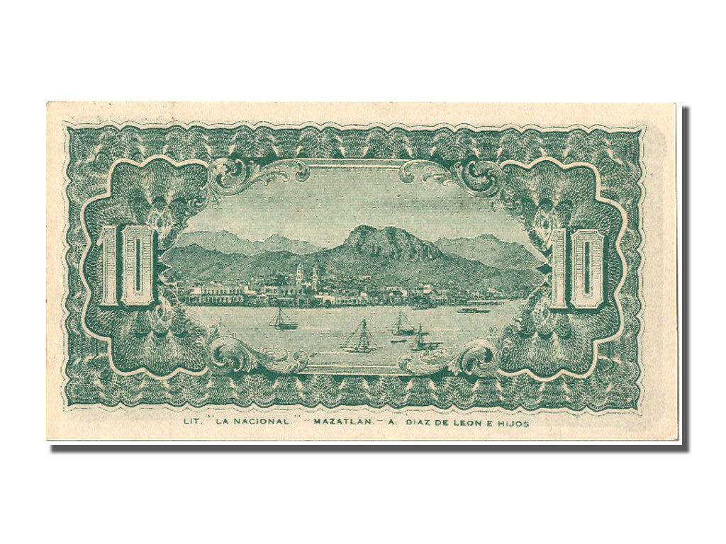 Banknote, Mexico - Revolutionary, 10 Centavos, 1914, 1914-03-16, UNC(65-70)