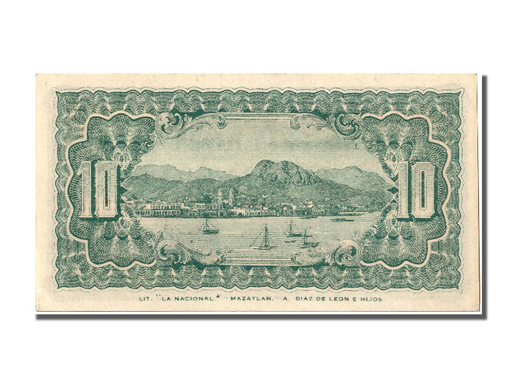 Banknote, Mexico - Revolutionary, 10 Centavos, 1914, 1914-03-16, UNC(65-70)