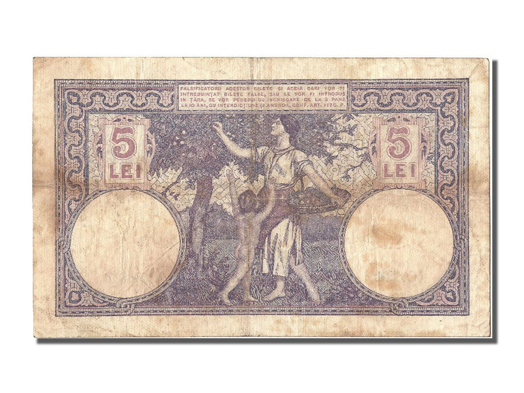 Romania, 5 Lei, 1928, KM #19a, 1928-11-22, EF(40-45), 87514284