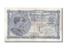 Belgium, 1 Franc, 1920, KM #92, 1920-11-25, EF(40-45), T 05 08781