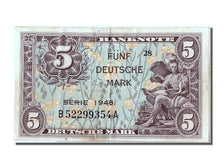 Banknote, GERMANY - FEDERAL REPUBLIC, 5 Deutsche Mark, 1948, VG(8-10)