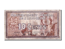 French Indo-China, 10 Cents, KM #85d, EF(40-45)