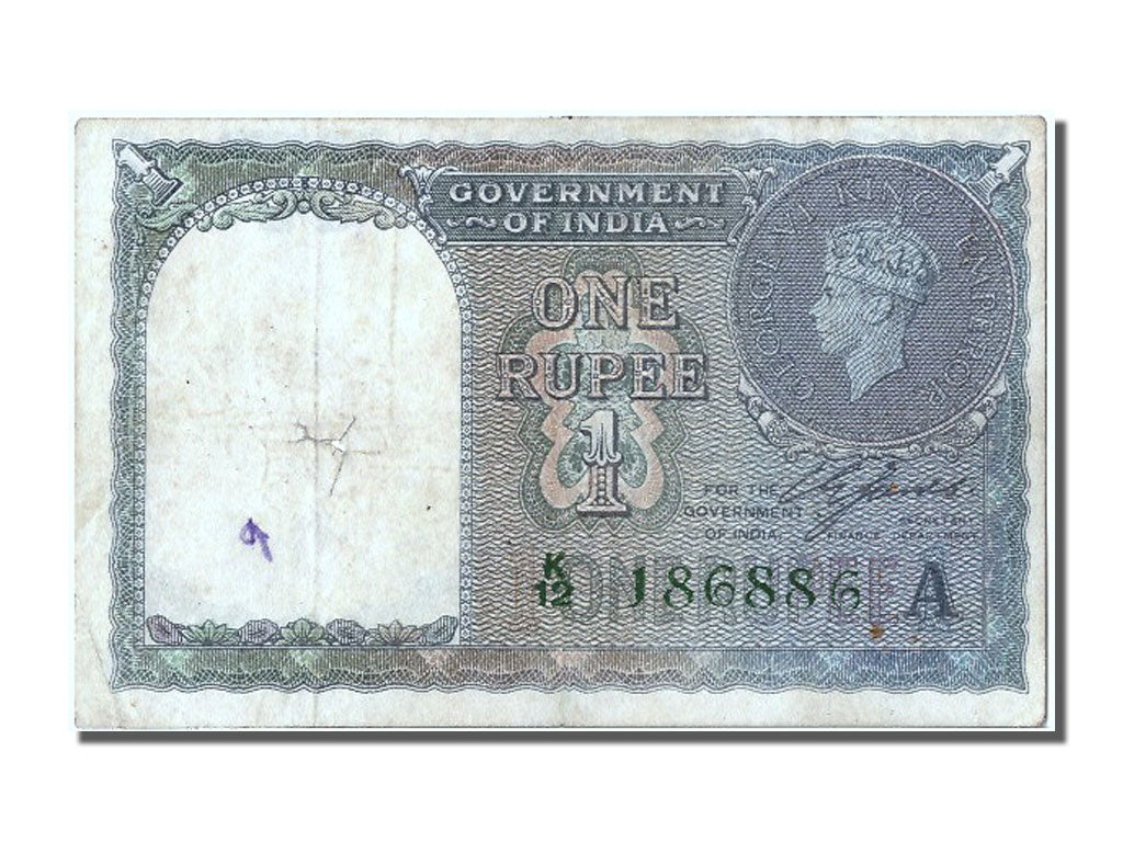 India, 1 Rupee, 1940, KM #25d, VF(30-35), k12 86886 A
