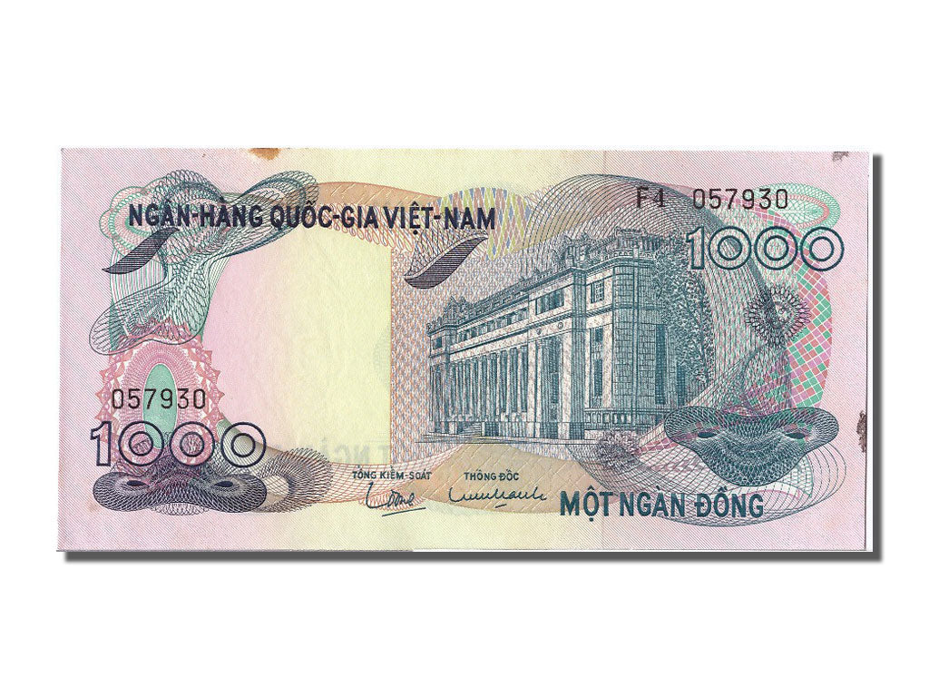 Banknote, South Viet Nam, 1000 D<ox>ng, UNC(63)