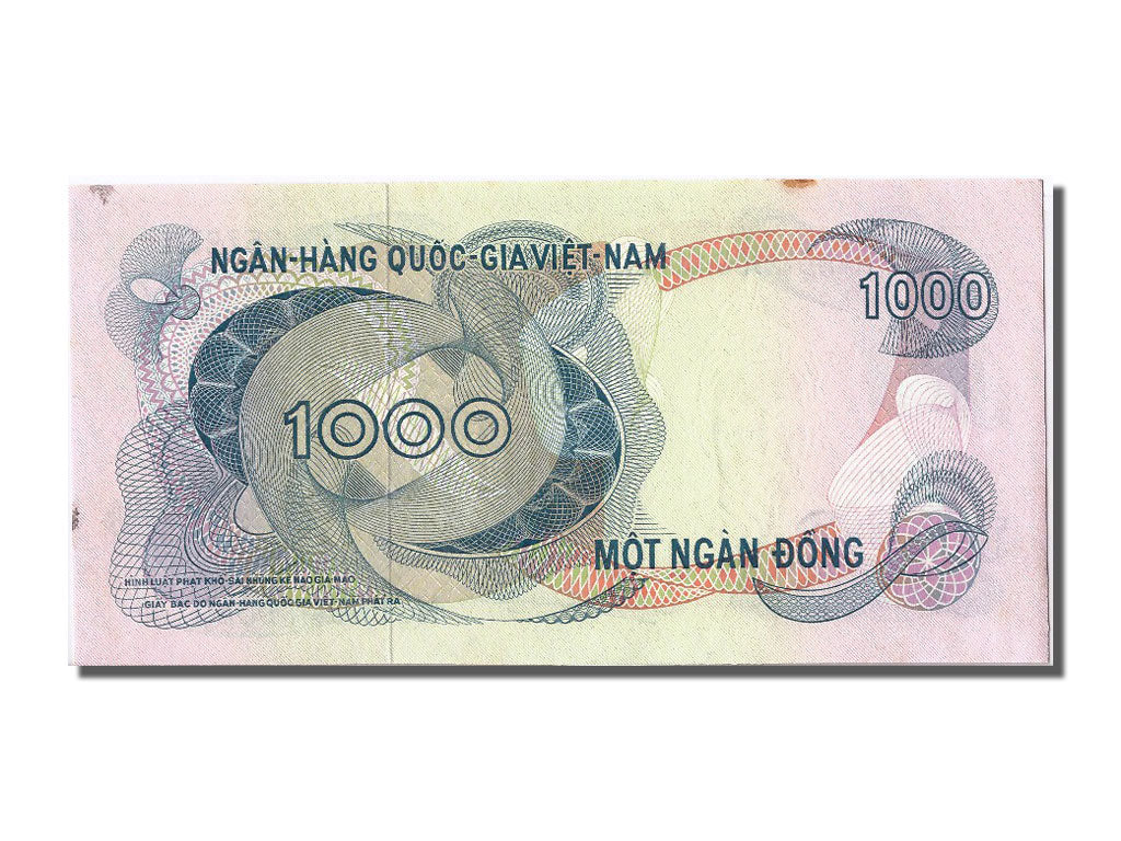 Banknote, South Viet Nam, 1000 D<ox>ng, UNC(63)