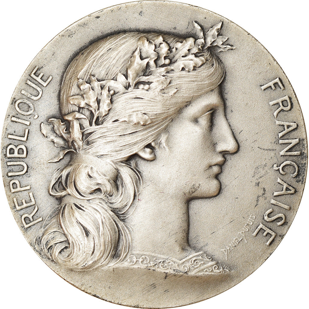 France, Medal, Marianne, Offert par Mr Farjon, Sénateur du Pas-de-Calais