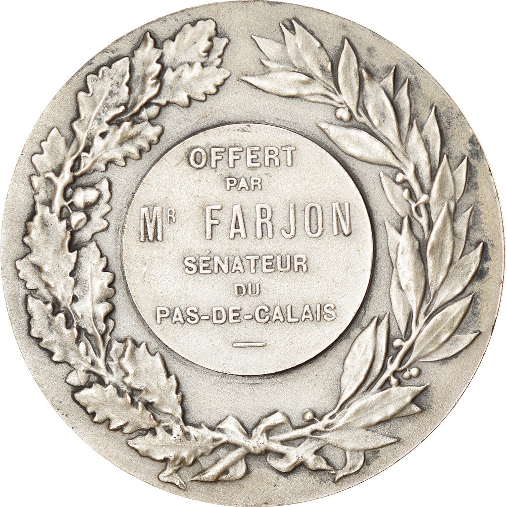 France, Medal, Marianne, Offert par Mr Farjon, Sénateur du Pas-de-Calais