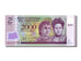Banknote, Paraguay, 2000 Guaranies, 2008, UNC(65-70)