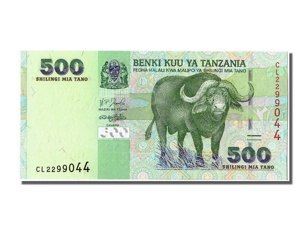 Banconote, Tanzania, 500 Shilingi, FDS
