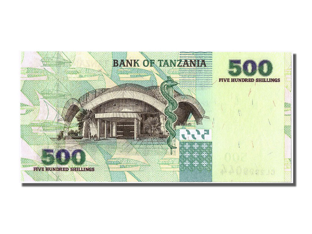 Banconote, Tanzania, 500 Shilingi, FDS