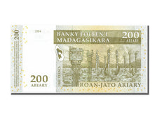 Banknote, Madagascar, 200 Ariary, 2004, UNC(65-70)