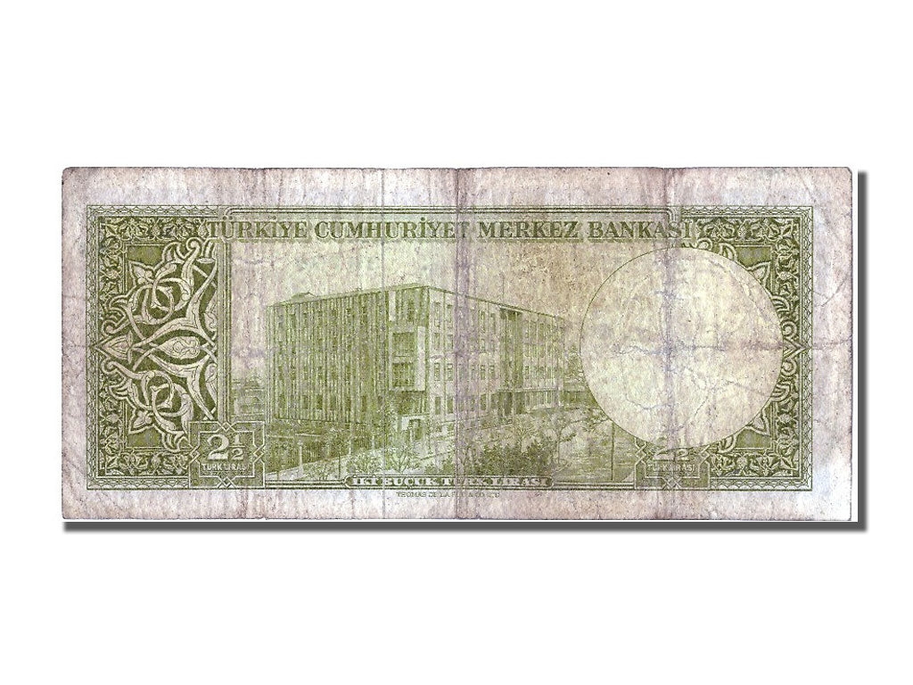 Turkey, 2 1/2 Lira, 1960, KM #153a, 1960-02-15, VF(30-35), B50 38796