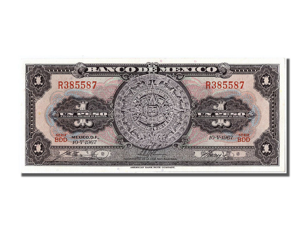 Banknote, Mexico, 1 Peso, 1967, 1967-05-10, UNC(64)