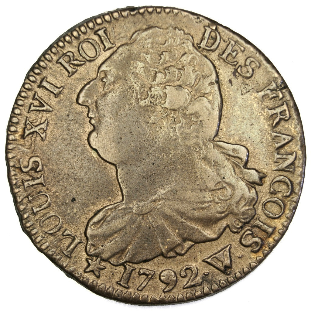 Monnaie, France, 2 sols françois, 2 Sols, 1792, Lille, TTB, Bronze, Gadoury:25
