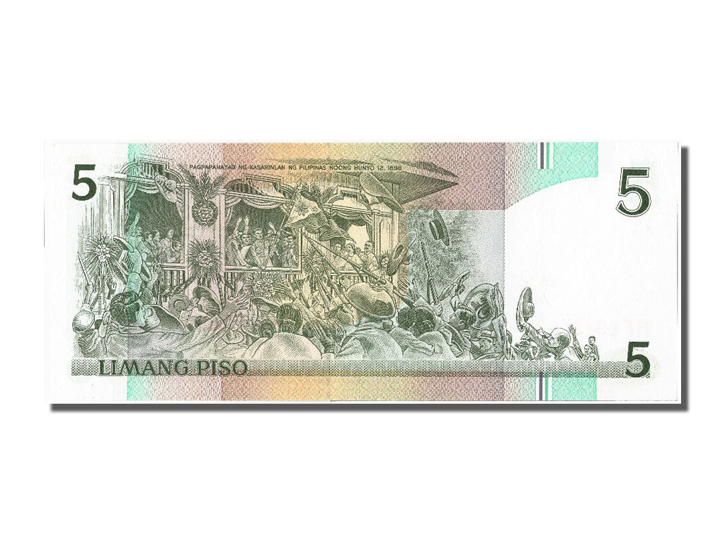 Banknote, Philippines, 5 Piso, UNC(65-70)