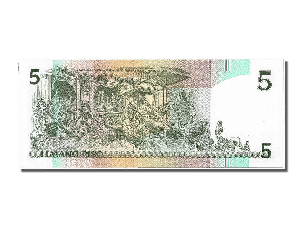 Banknote, Philippines, 5 Piso, UNC(65-70)