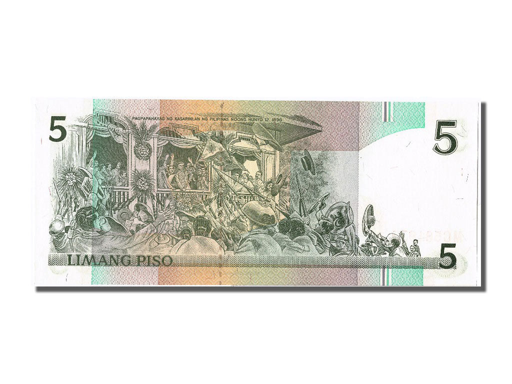 Banknote, Philippines, 5 Piso, UNC(65-70)