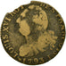 Moneda, Francia, 6 deniers françois, 6 Deniers, 1793, Nantes, BC+, Bronce