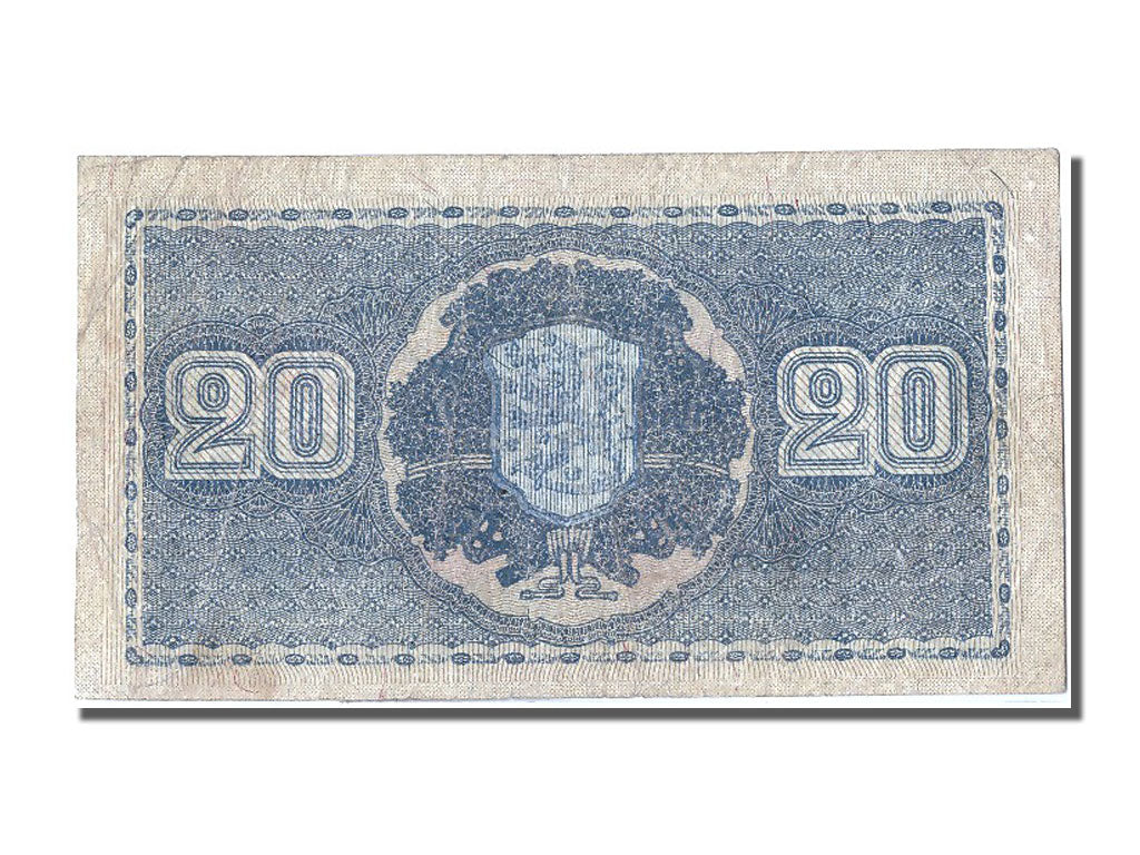 Finland, 20 Markkaa, 1945, KM #86, VF(30-35), T 4473433