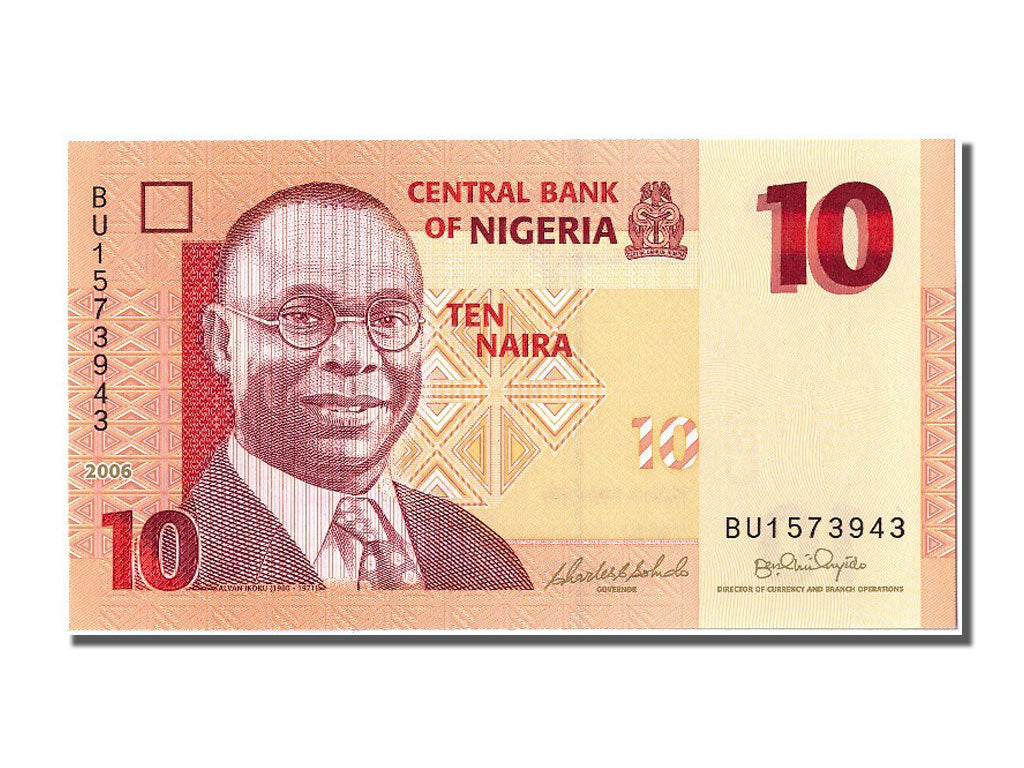 Banknote, Nigeria, 10 Naira, 2006, UNC(65-70)