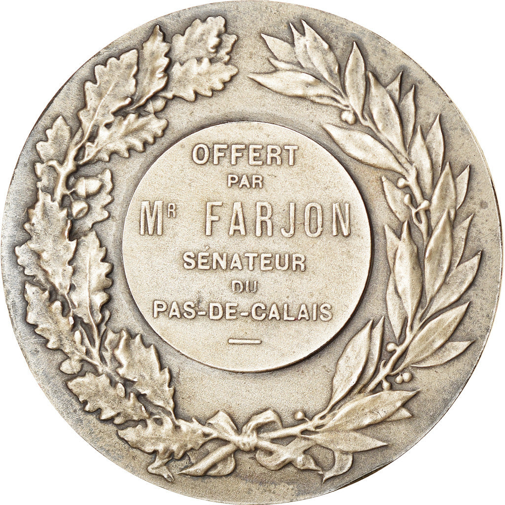 France, Medal, Marianne, Offert par Mr Farjon, Sénateur du Pas-de-Calais