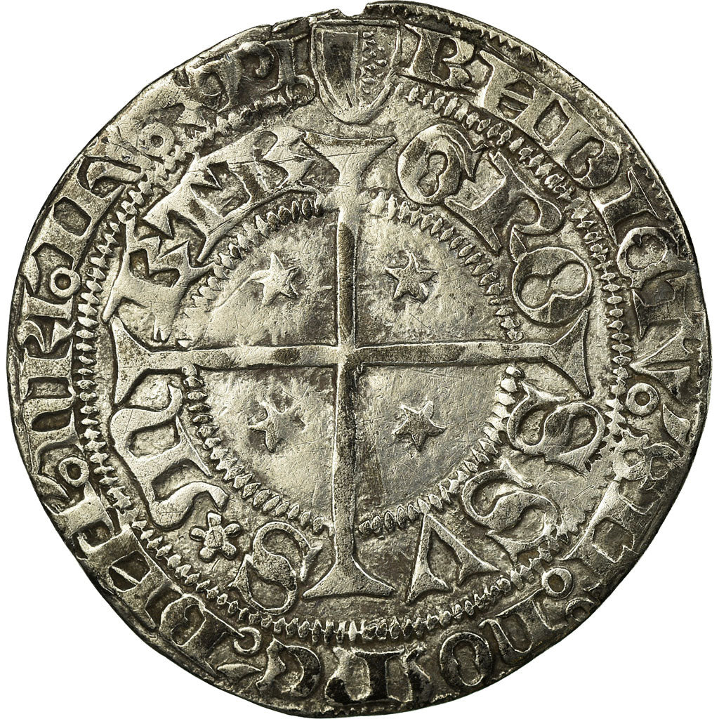 Coin, France, Gros, Metz, VF(30-35), Silver, Boudeau:1659