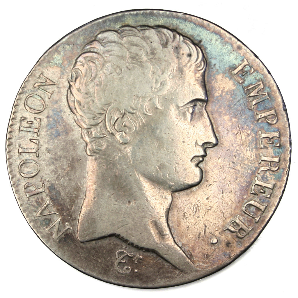FRANCE, Napoléon I, 5 Francs, 1804, Paris, KM #662.1, VF(30-35), Silver, Gadoury