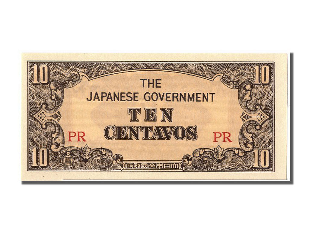 Billete, 10 Centavos, 1942, Filipinas, UNC