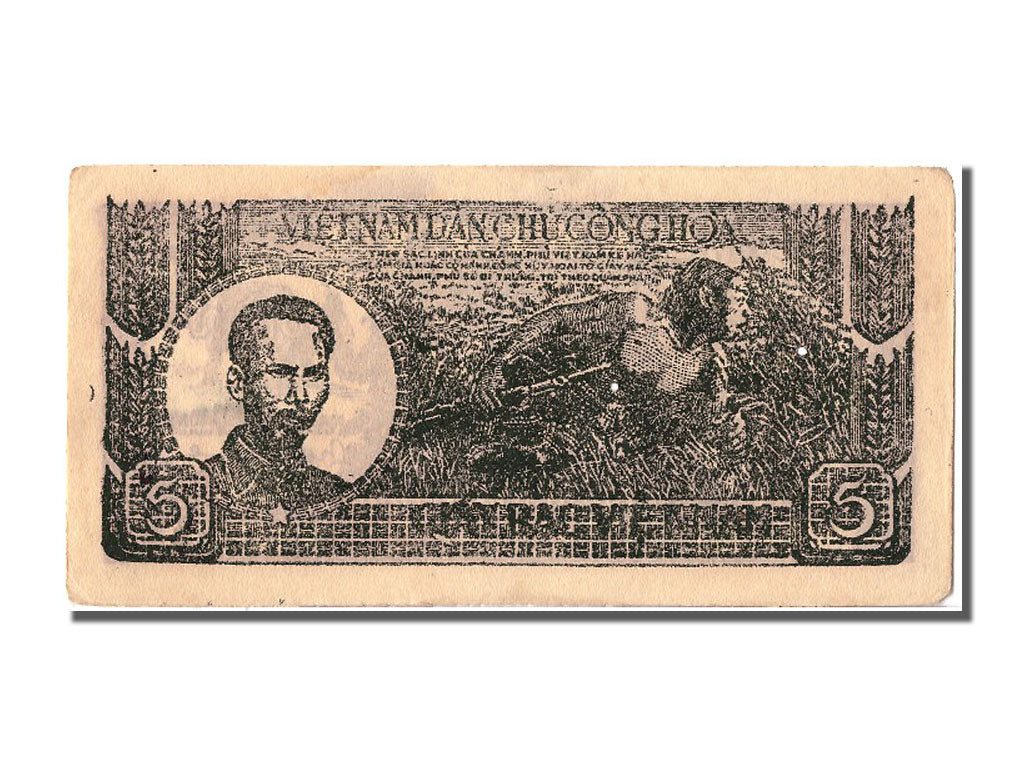 Banknote, Viet Nam, 5 D<ox>ng, AU(50-53)