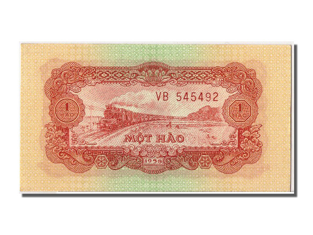 Biljet, Viëtnam, 1 Hao, 1958, NIEUW