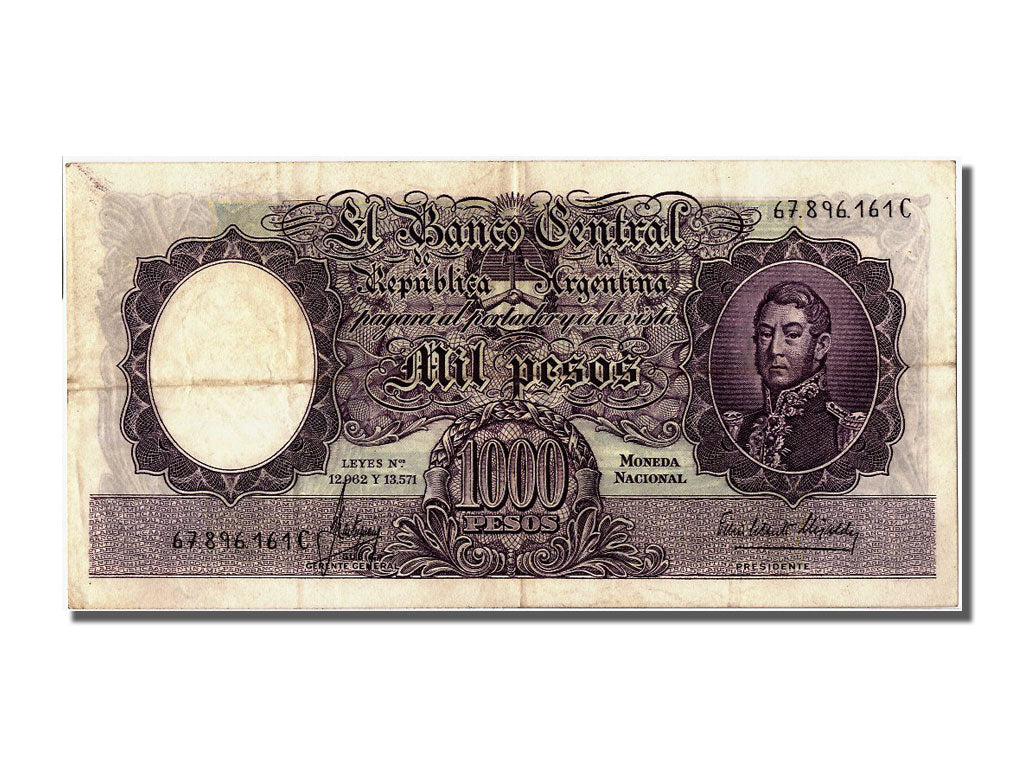 Argentina, 1000 Pesos, BB