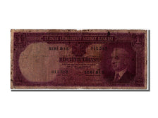 Turkey, 1 Lira, 1942, KM #135, 1942-04-25, VG(8-10), BV15 011 583