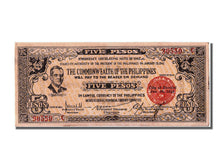 Banconote, Filippine, 5 Pesos, 1942, 1942-01-26, SPL