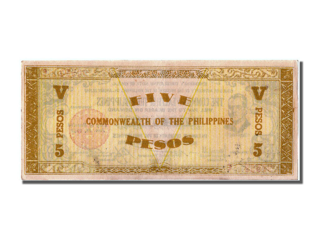 Banconote, Filippine, 5 Pesos, 1942, 1942-01-26, SPL