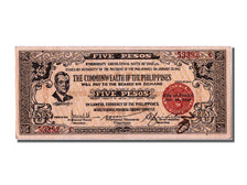 Banknote, Philippines, 5 Pesos, 1942, 1942-01-26, UNC(63)