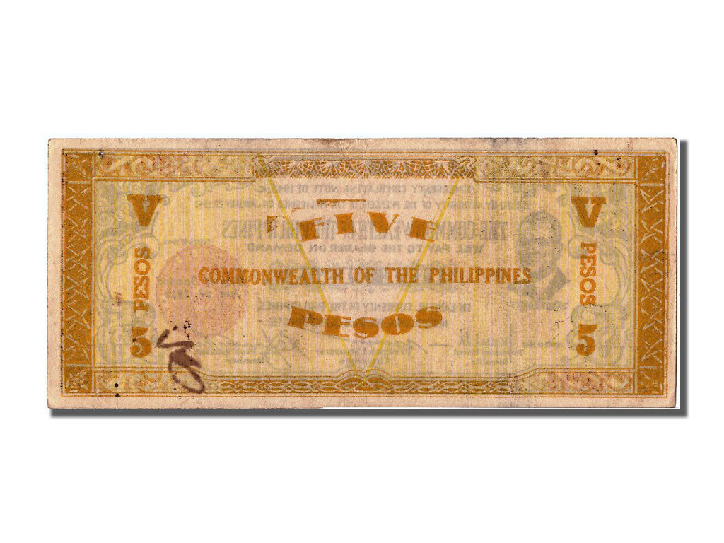 Banknote, Philippines, 5 Pesos, 1942, 1942-01-26, UNC(63)