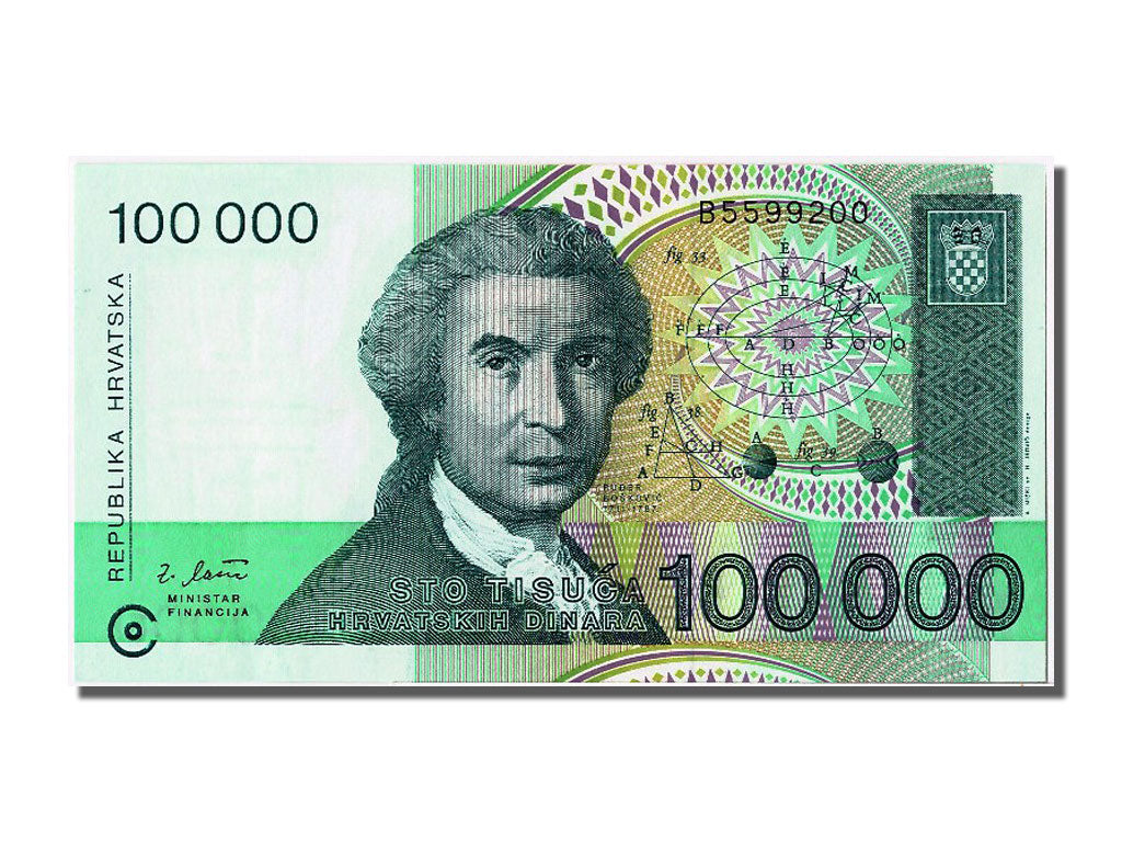 Banknote, Croatia, 100,000 Dinara, 1993, 1993-05-30, UNC(65-70)
