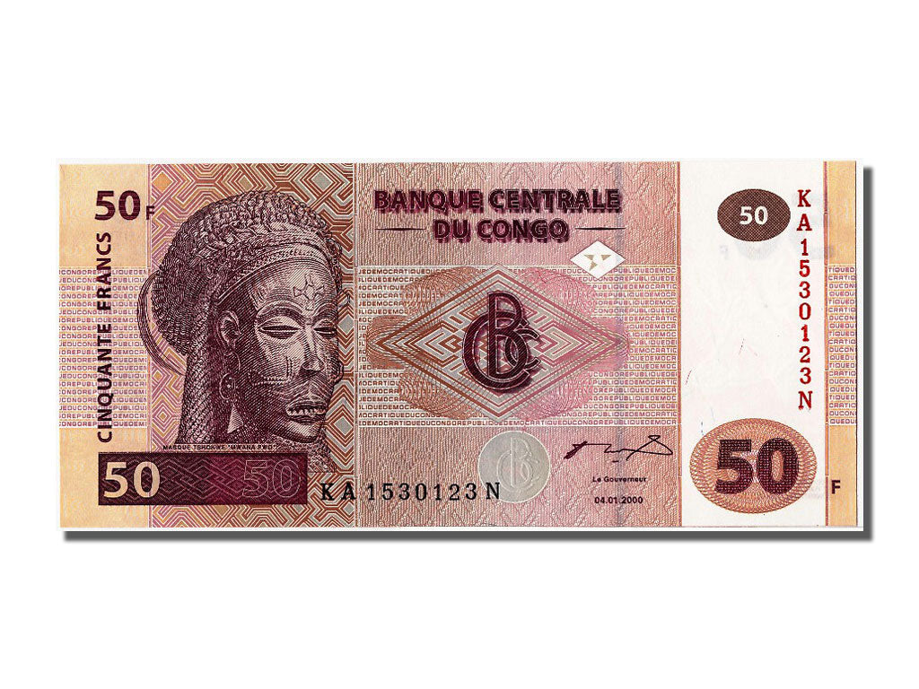 Banknote, Congo Democratic Republic, 50 Francs, 2000, 2000-01-04, UNC(65-70)